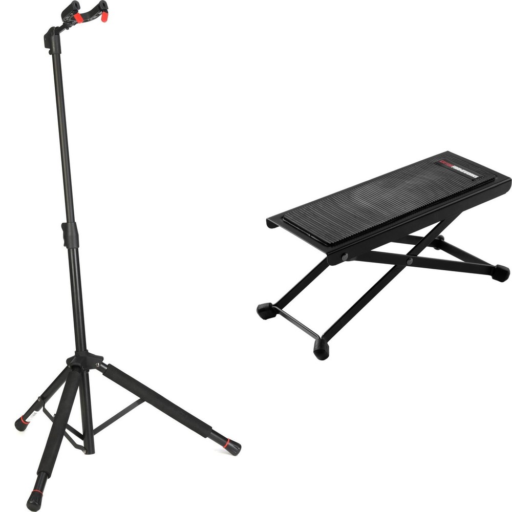 Gator Frameworks Hanging Guitar Stand with Locking Yoke & Folding Footrest
