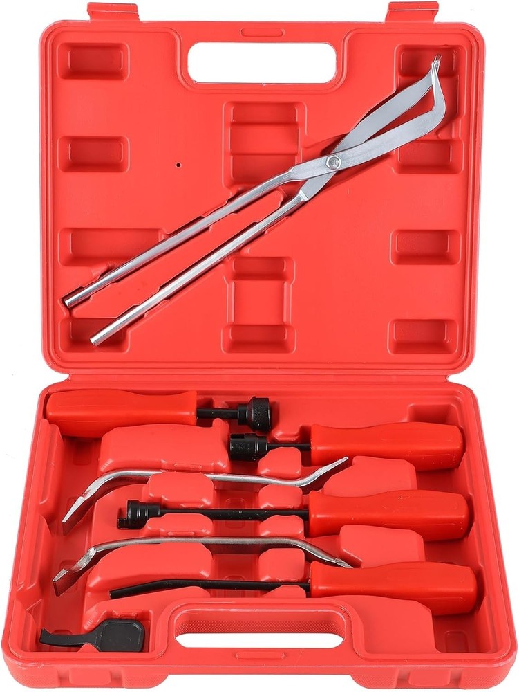 8PCS Drum Brake Tool Kit Spoon Set with Spring Pliers Adjusting Installer Tools