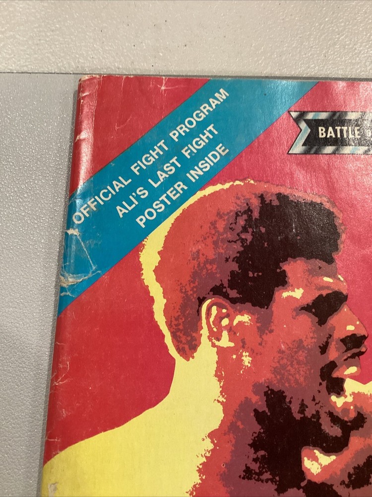 1978 Sept 15 Boxer Leon Spinks Muhammad Ali Boxing Fight Program