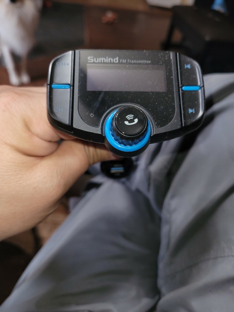 FM Transmitter, Sumind Wireless Radio Adapter Car Kit