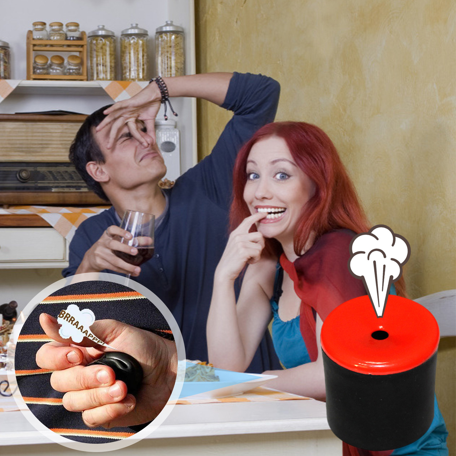 Novelty Squeeze Pooter Fart Machine Funny Prank Farting Noise Maker Joke-US