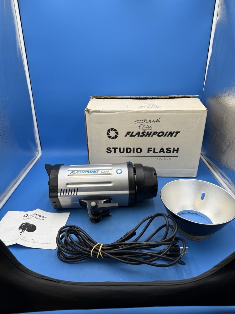 Flashpoint 1220 Studio Flash Tested Excellent Condition