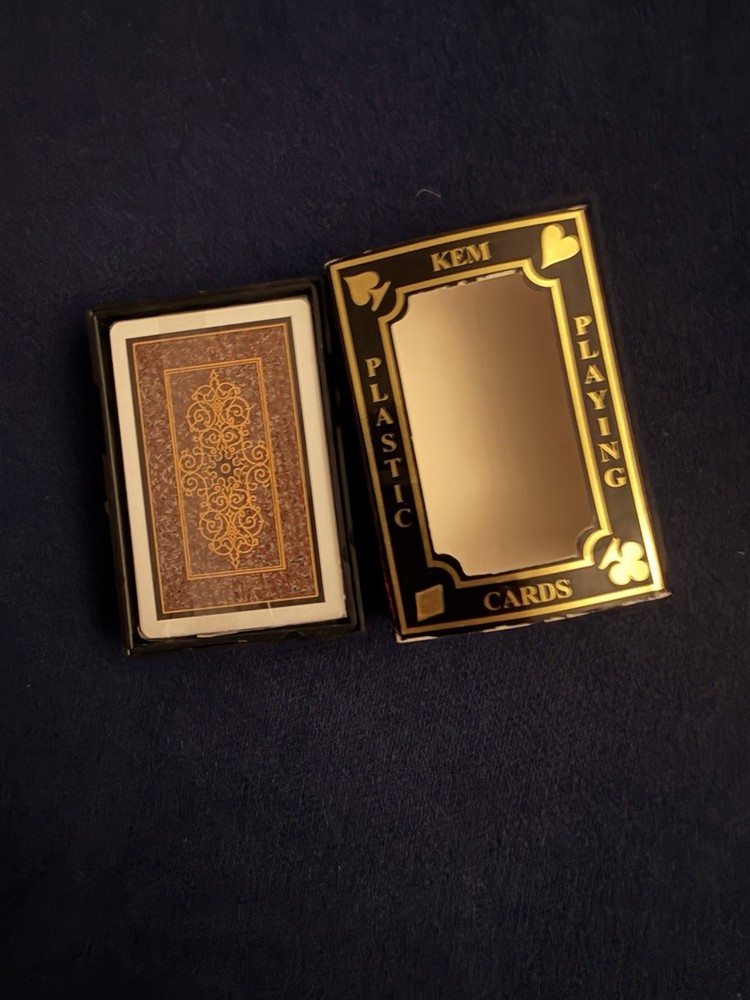 kem playing cards Scroll Brown