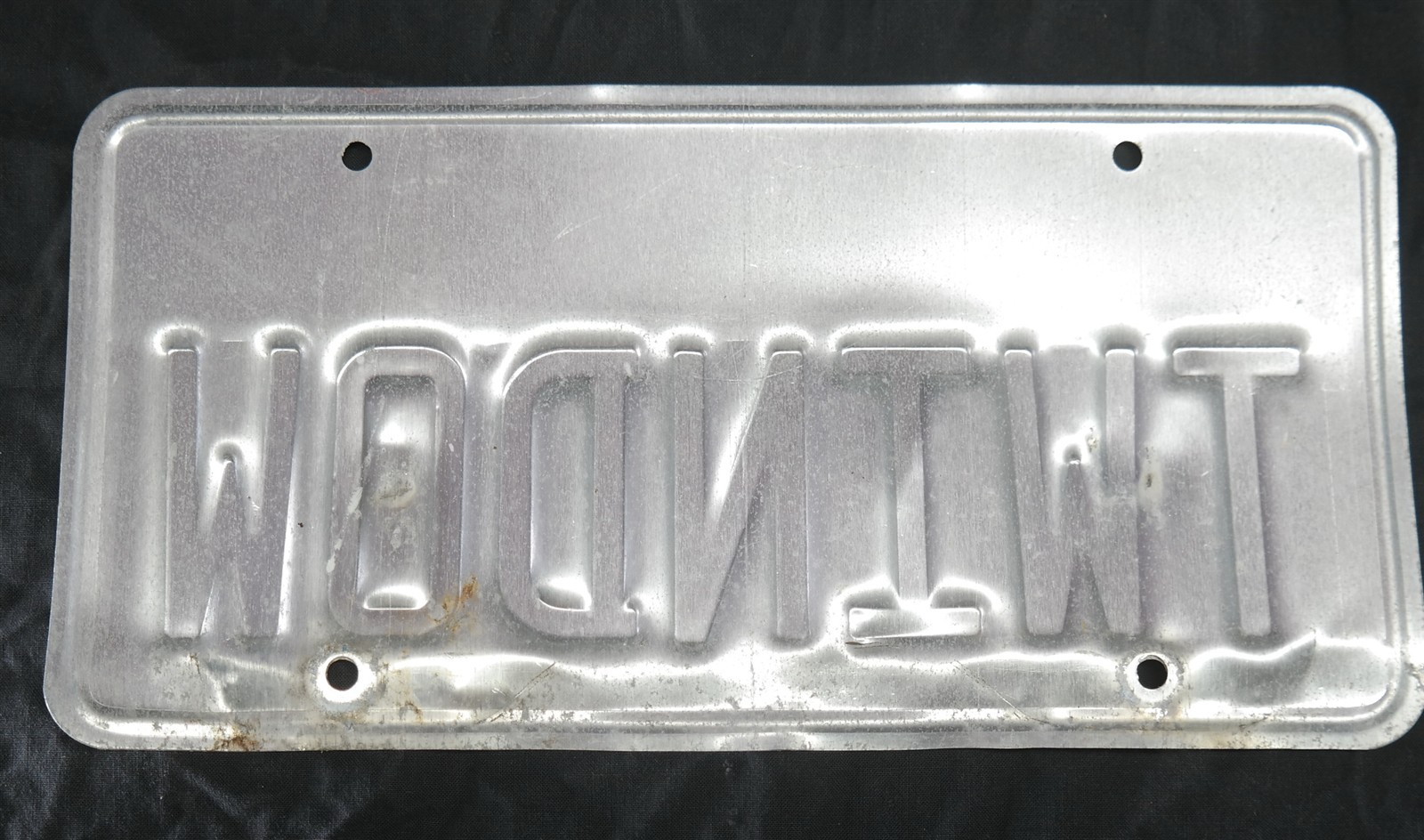 Vtg California License plate Vanity TWINDOW