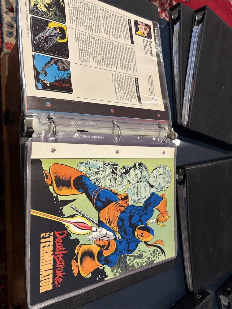 Comic Book Bio Binders