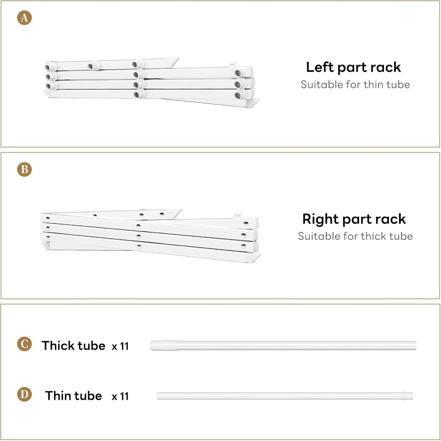 Deluxe Foldable 3-Tier Drying Rack - Portable & Anti-Rust Clothes Organizer