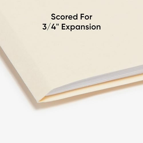 Manila File Folder, 1/3-Cut Tab, Letter Size, Manila, 200 per Box