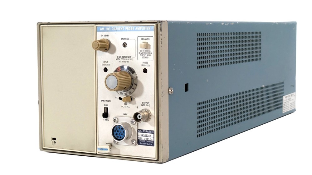 A6303 [Calibration Certificate] current probe, amplifier, Tektronix B018756
