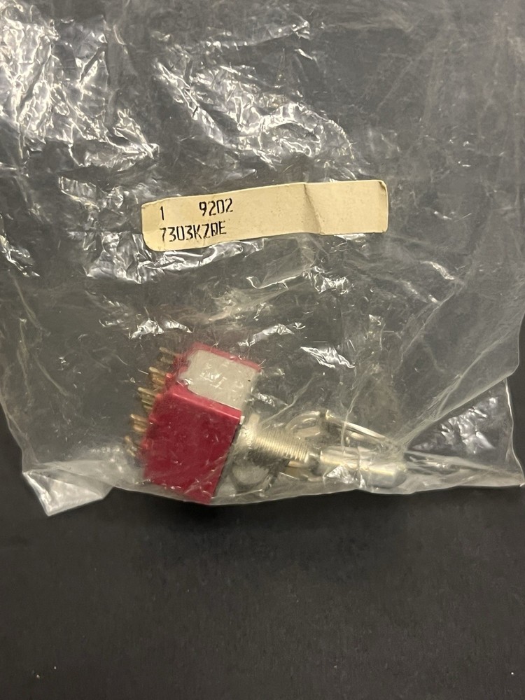 C&K 3 Position Locking Toggle Switch 7303 KZQE 5A 120VAC