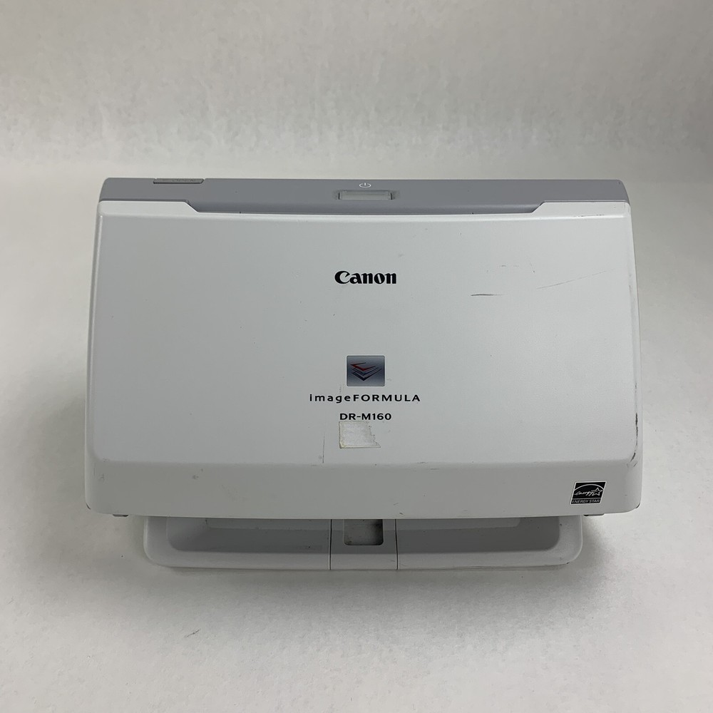 Canon ImageFormula DR-M160 Desktop Duplex Document Scanner Tested No AC Adapter