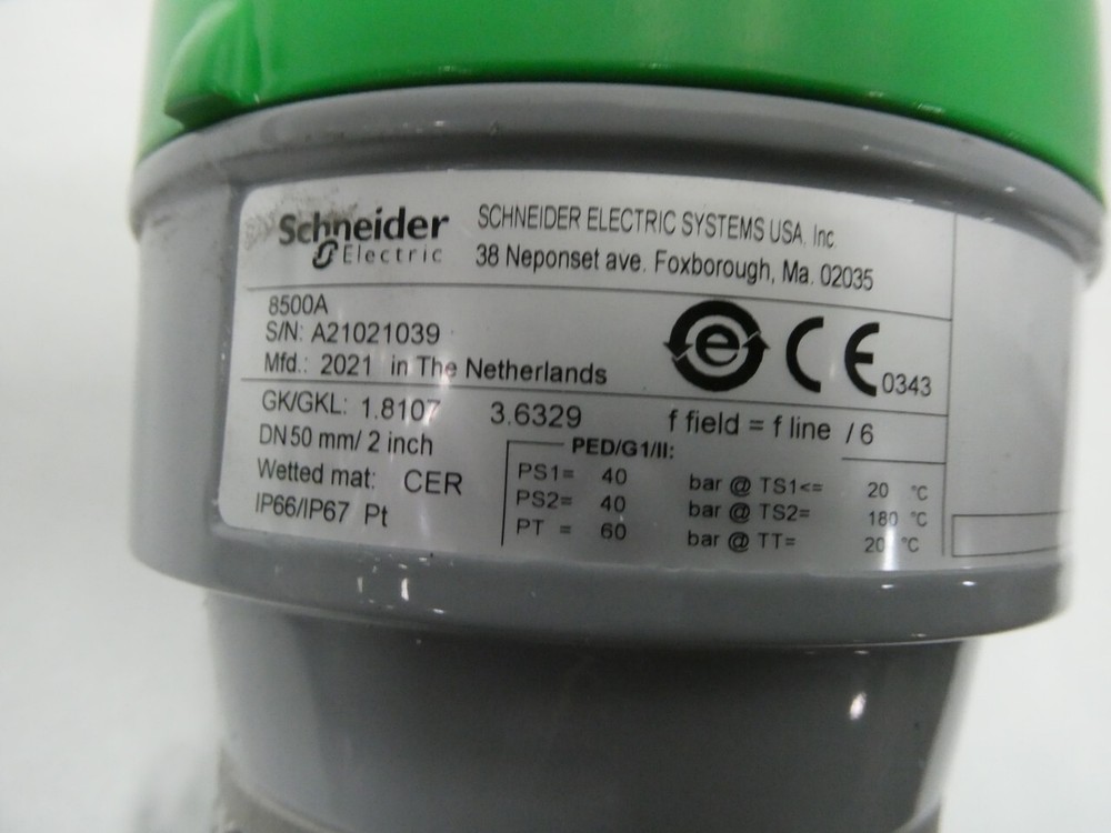 Schneider 8500A Magnetic Flow Meter 2in