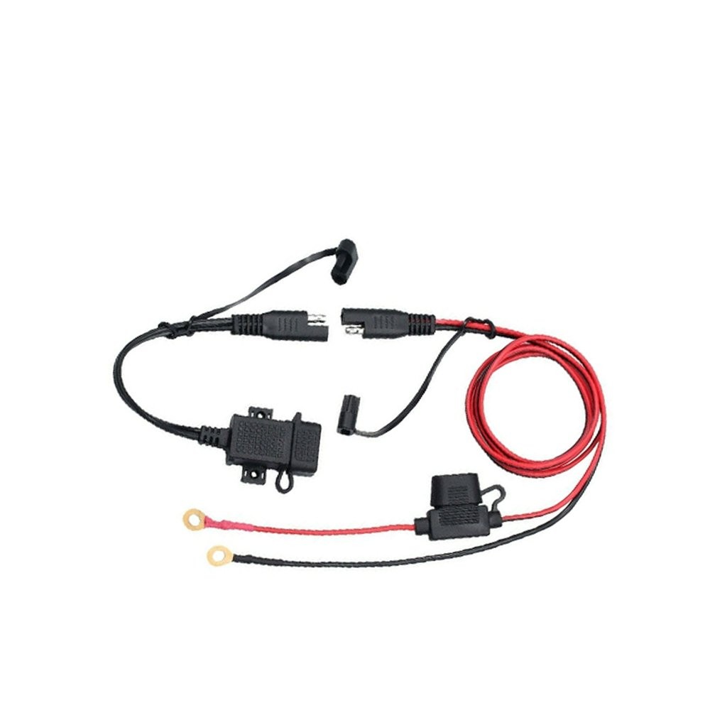 Motorcycle Socket USB Handlebar Dual Cigarette Voltmeter Lighter 24V 12V AUXITO