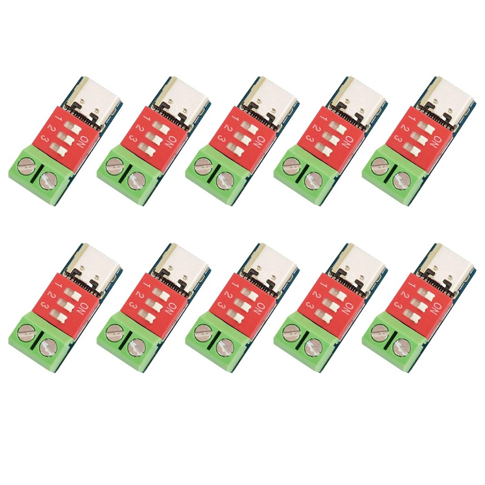 10x PD/QC Fast Charge Decoy Module 100W USB-C Auto Switching Reverse Plug Detect