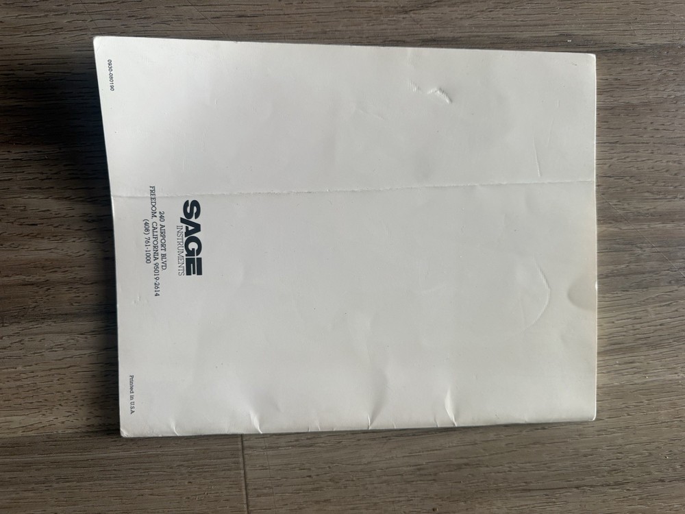 SAGE Instruments 930A communitions test set