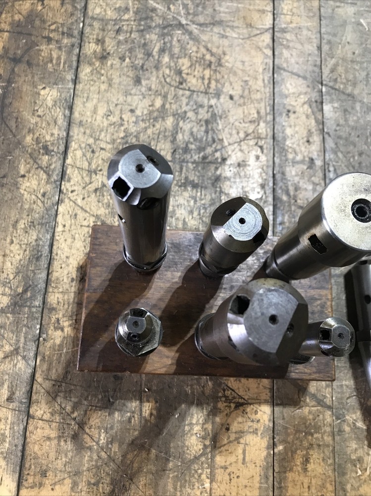 MOORE JIG BORING BARS Qty 7 Plus Holder