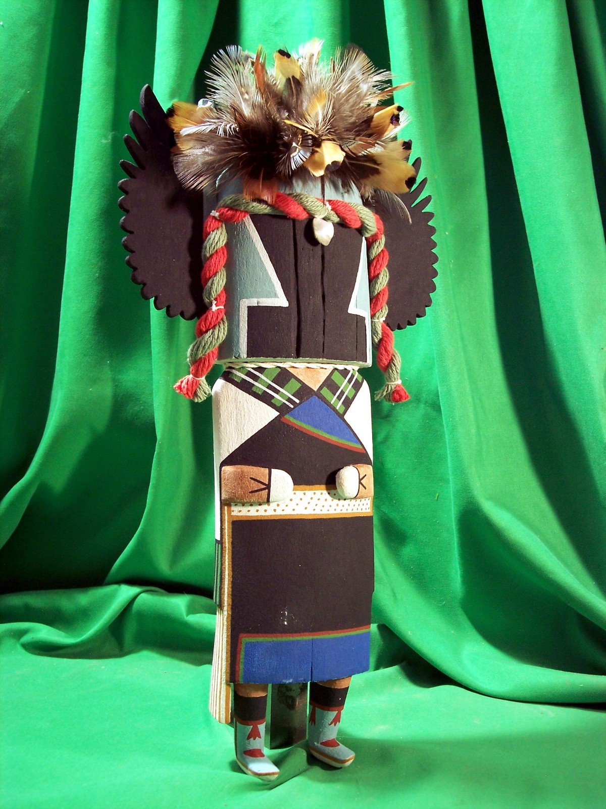 Hopi Kachina Doll - Crow Mother Kachina by Martin Poola - Old Style Beauty!