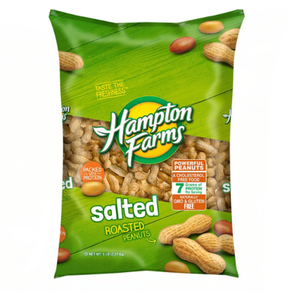 Hampton Farms Salted In Shell Peanuts 5 lbs