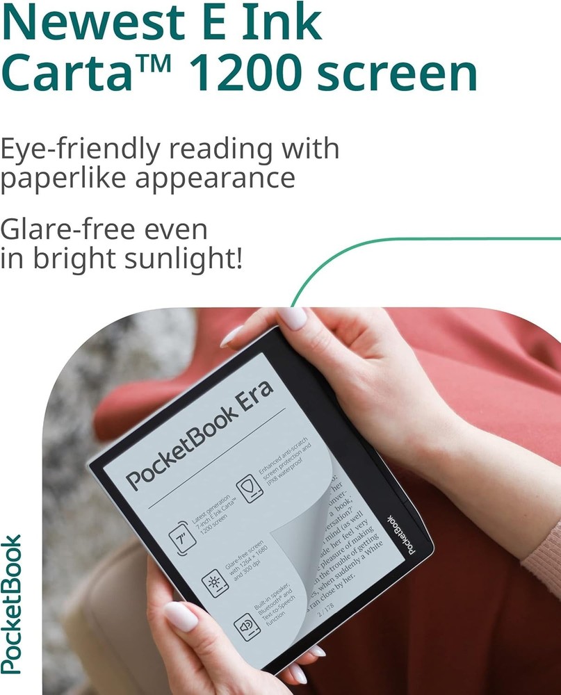 PocketBook 700 Era Silver e-book reader 7" Touchscreen 16 GB