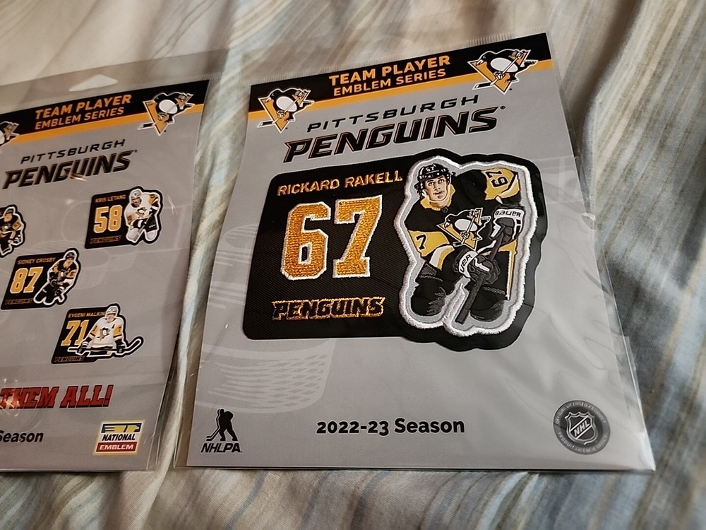 RICKARD RAKELL #67 PITTSBURGH PENGUINS PLAYER PATCH New
