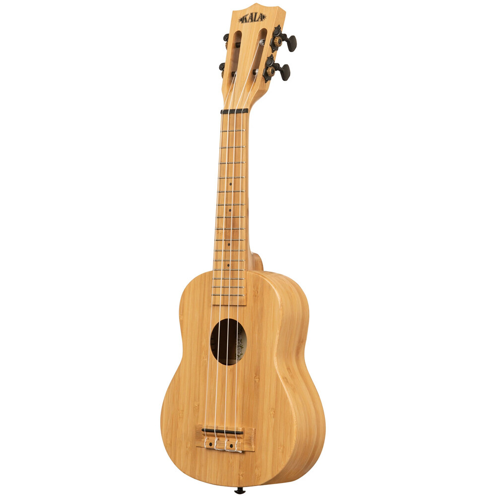 Kala KA-BMB-S Solid Bamboo Soprano Ukulele with Aquila Super Nylgut Strings