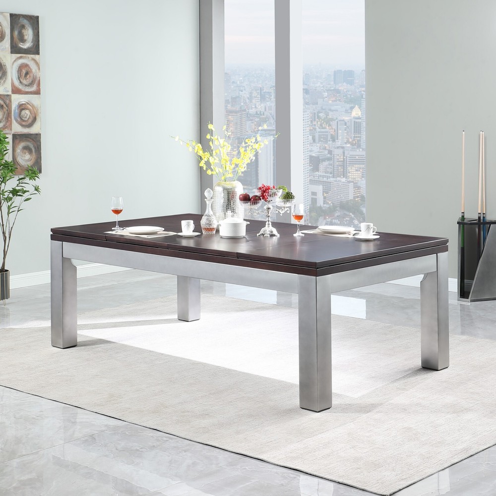 Playcraft Genoa 8' Slate Pool Table with Dining Top