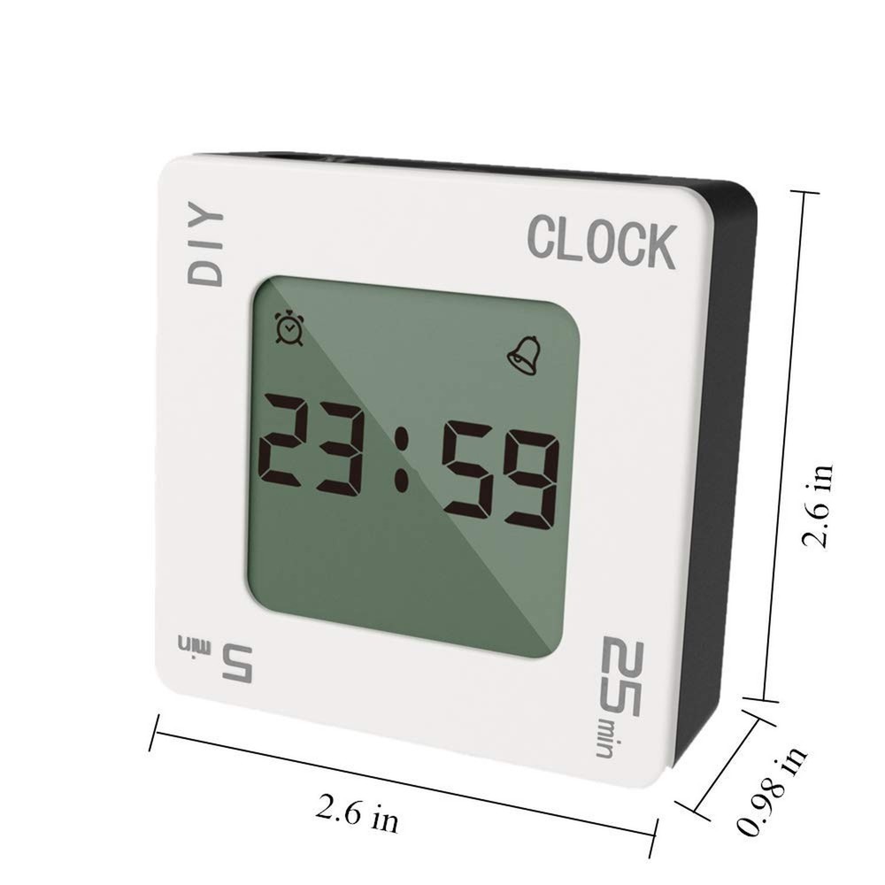 Timer, Creative Shaking Alarm Clock, 5, 25 and Any Minute Time Management Dev...