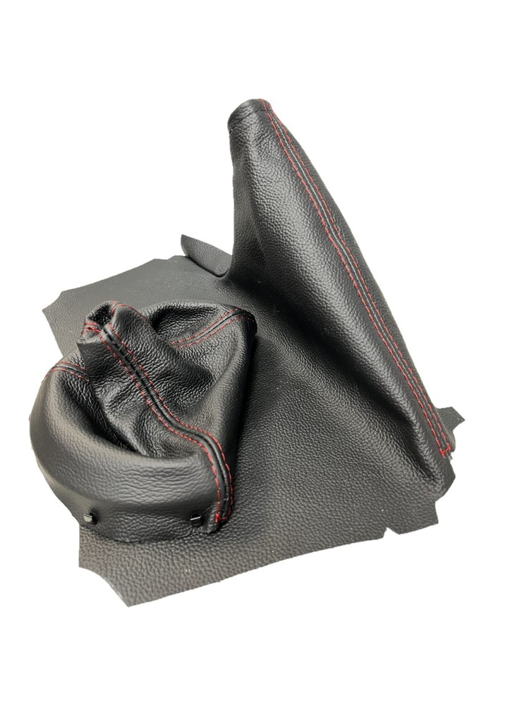 For Scion Fr-s Shift E-brake Emergency Boot Automatic Leather Red Stitch 13-16