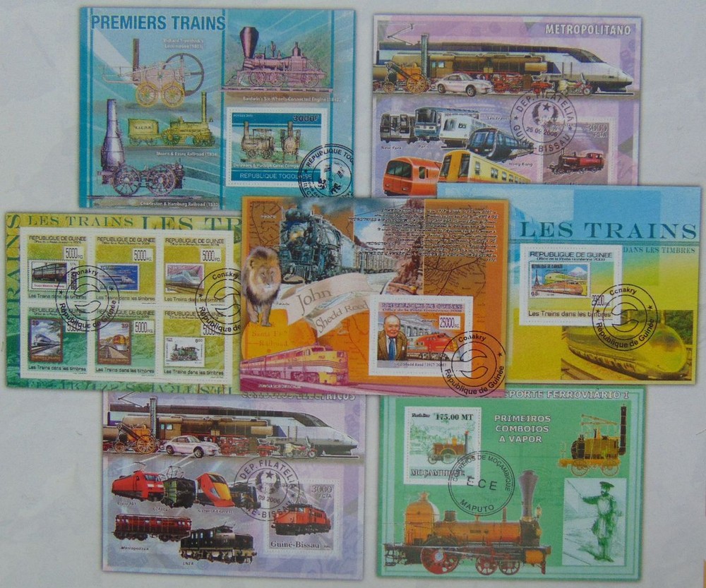 10 diff. topical stamp packets w/ 70 sheets cat. listed (cto) Lot #4