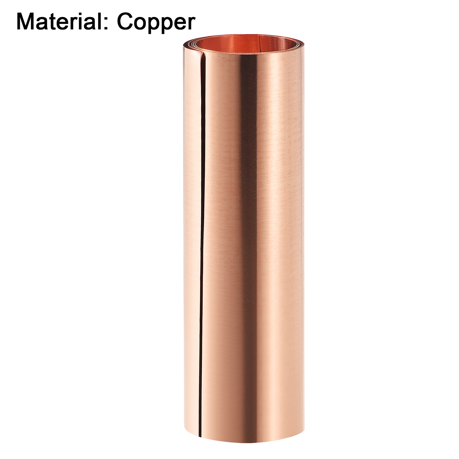 Copper Sheet Roll Metal Foil Plate 39.4“ x 7.9”