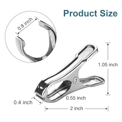 Pcs Garden Clips, Greenhouse Clamps, Stainless Steel 36 36 PCS Garden Clips