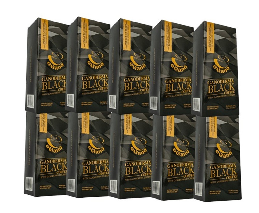 10 Box eGano Premium Ganoderma Black Coffee Exp 2025 Expedited