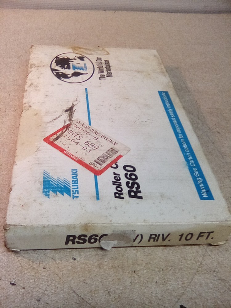 Tsubaki Roller Chain RS60 2W096 10FT