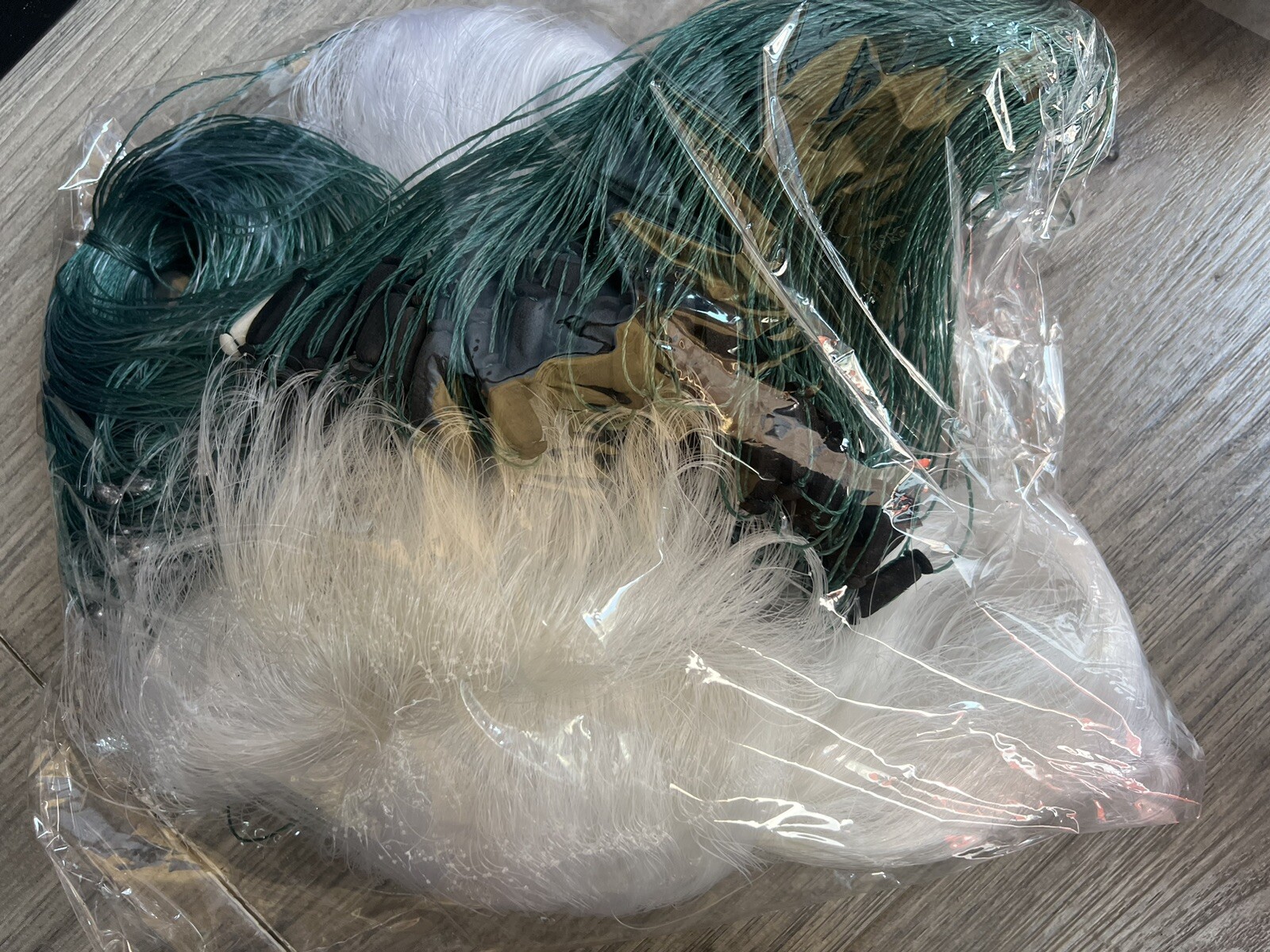 5‘X164' Finished Trammel Fishing Net, 3 Layers Gill Net, Seine Net for 30LB Fish