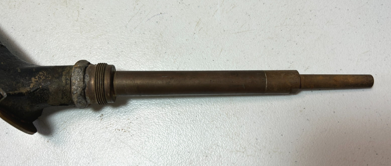 Antique Steam Boiler Steampunk Thermometer Gotham Industrial, 550 F Cast Bronze