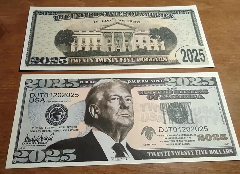 Donald TRUMP Novelty $100 Bill.