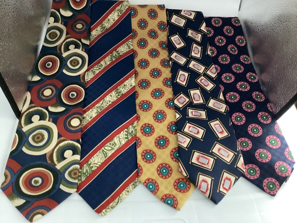 Van Eli Italy Silk Tie Collection/5 Ties