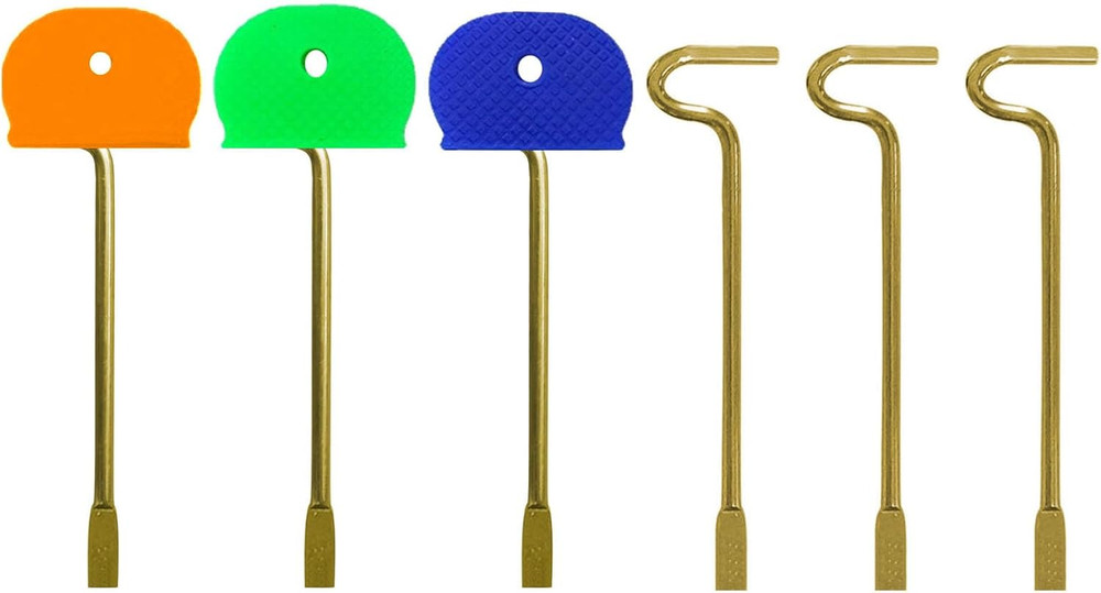 Interior Bedroom Bathroom Emergency Key Replacement - 6 Pack