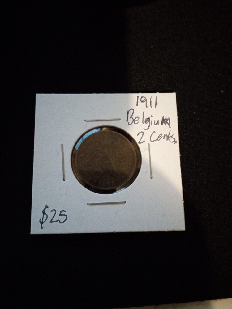 1911 Belgium - 2 Centimes