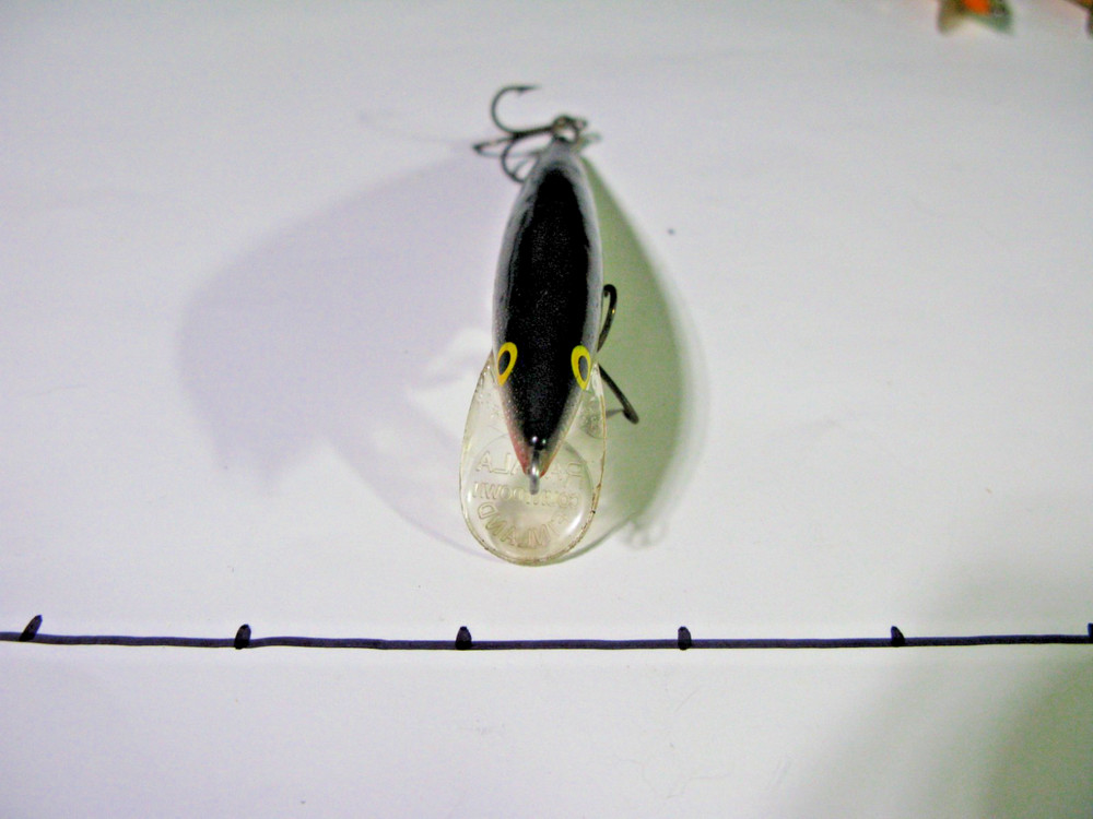 Vintage Rapala Countdown, Sinking Jerk-Bait, 4 1/2", 1/2oz, Black/Silver- EUC