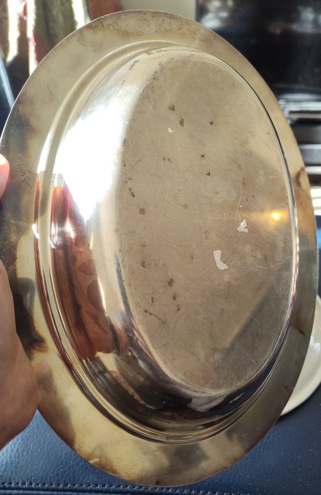 Silver plated dish