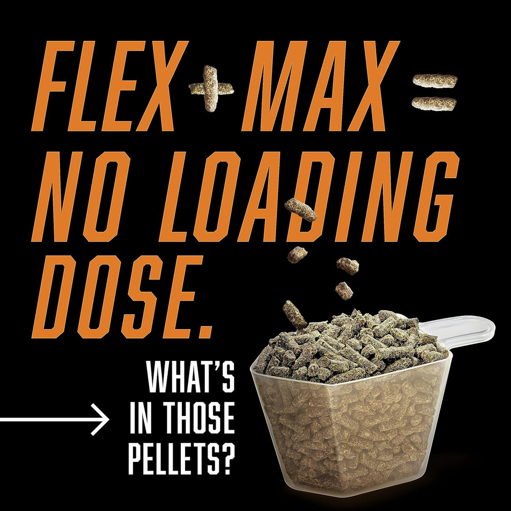 Flex+Max Horse Joint Supplement Pellets, Highly Palatable, Comprehensive Equine