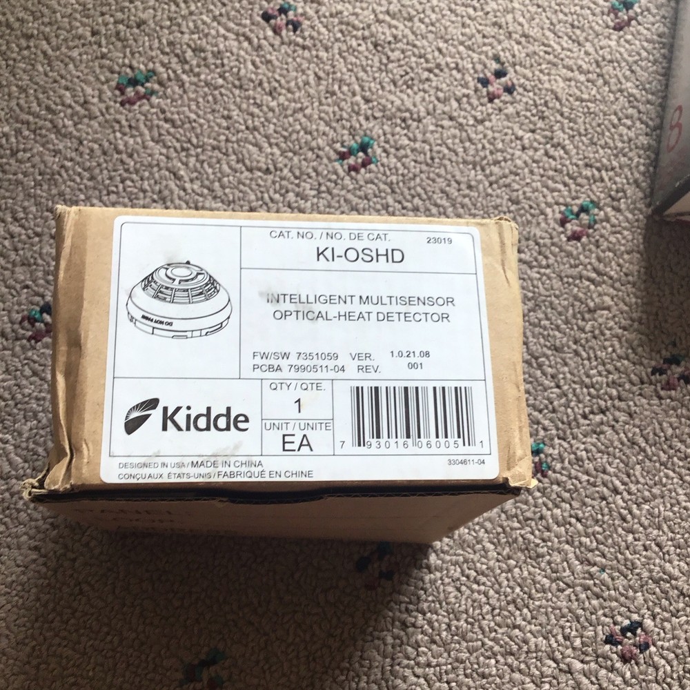 Kidde KI-OSHD Intelligent Multisensor Optical-Heat Detector