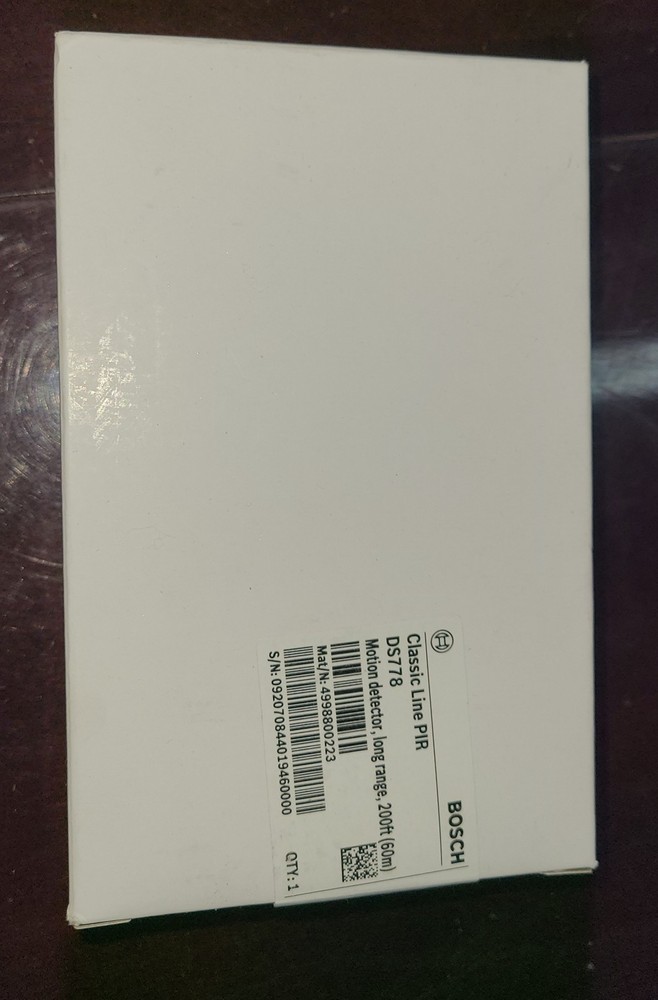 Bosch DS778 Long Range Motion Detector "NEW"