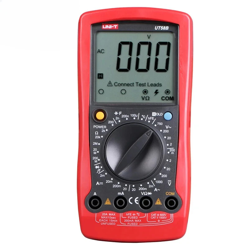 UT58A/B Digital Multimeter High Precision Intelligent Anti-burning Multimeter