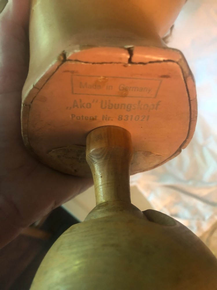 vintage german practice head