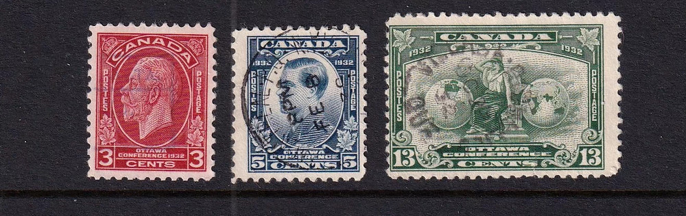 Canada Used Stamp Sc#192-194