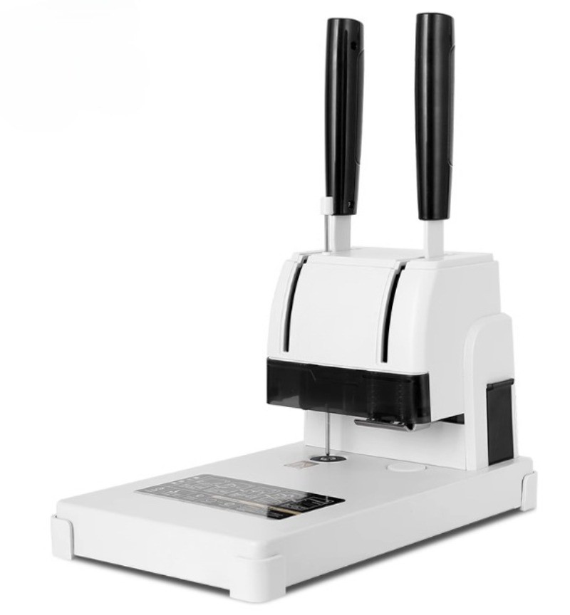 Manual Punching Automatic Hot Melt Rivet Binding Machine Punching