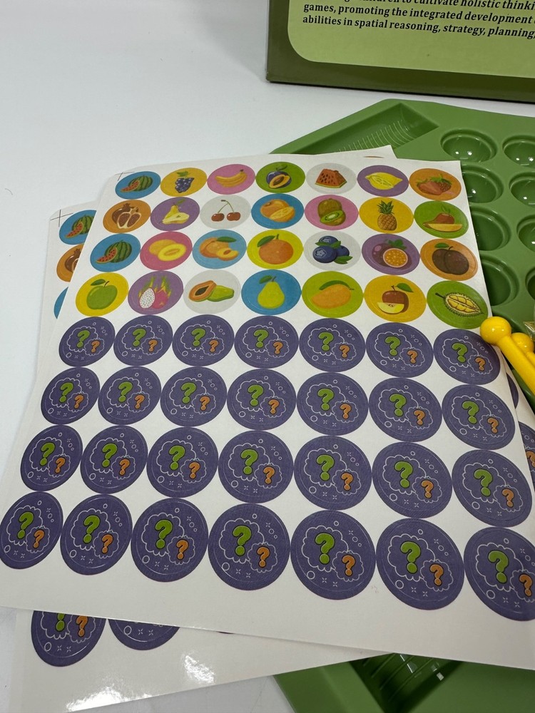 Fruit Flipping Chess Cognitive Memory Board Game Parent-Child Interactive