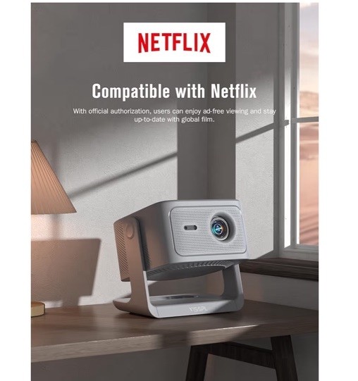 4K Projector with WiFi and Bluetooth