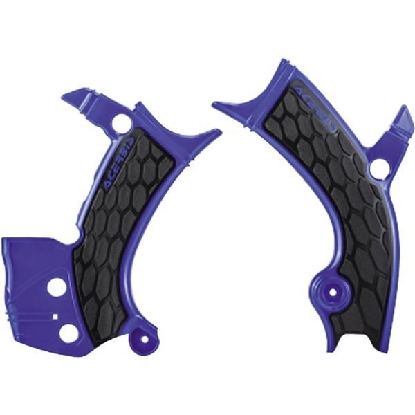 Acerbis X-Grip Frame Guards - Blue/Black - Plastic